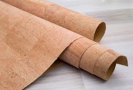 Fabrics and cork paper for interior designers