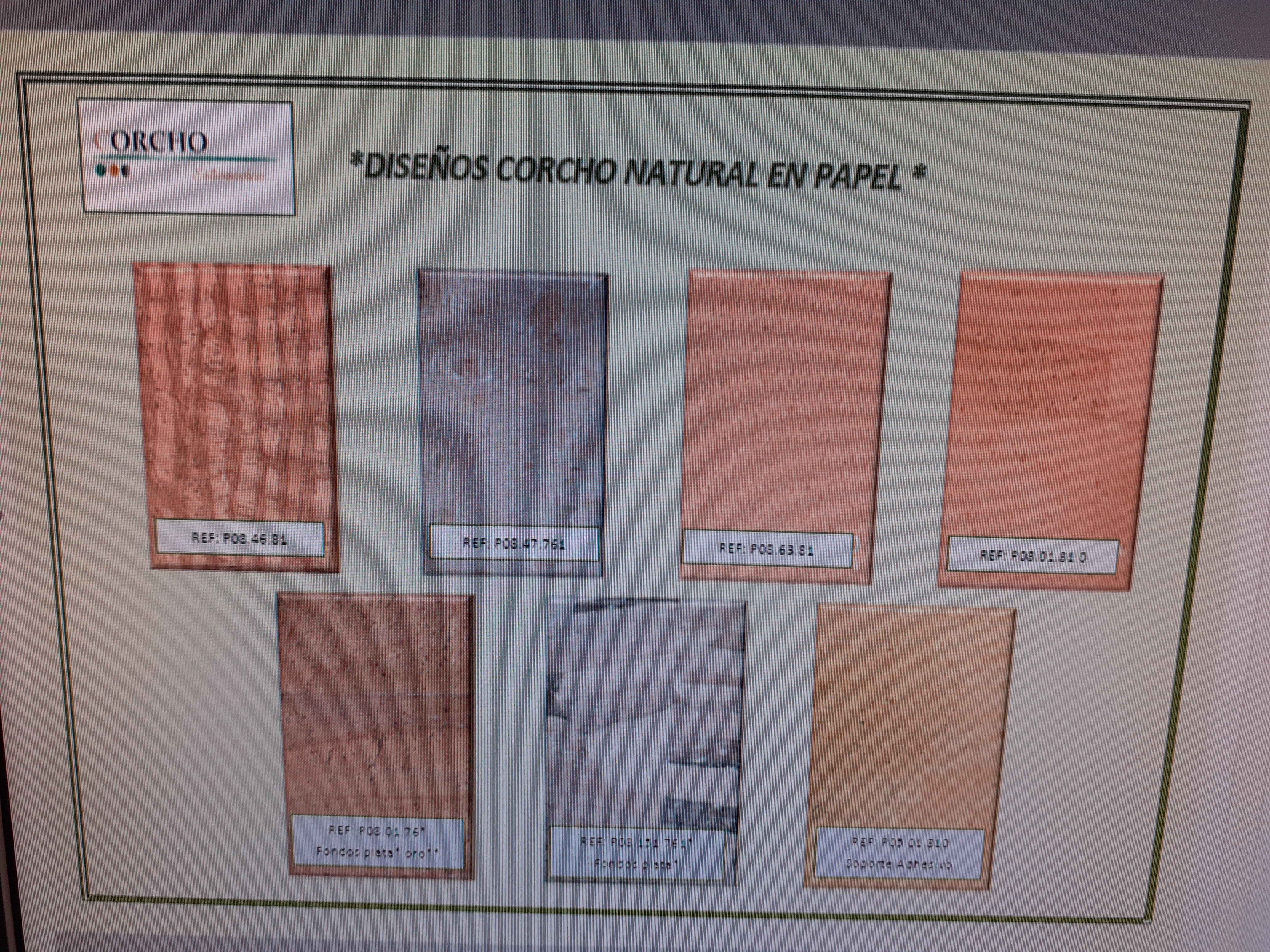 Reportaje sobre telas de corcho