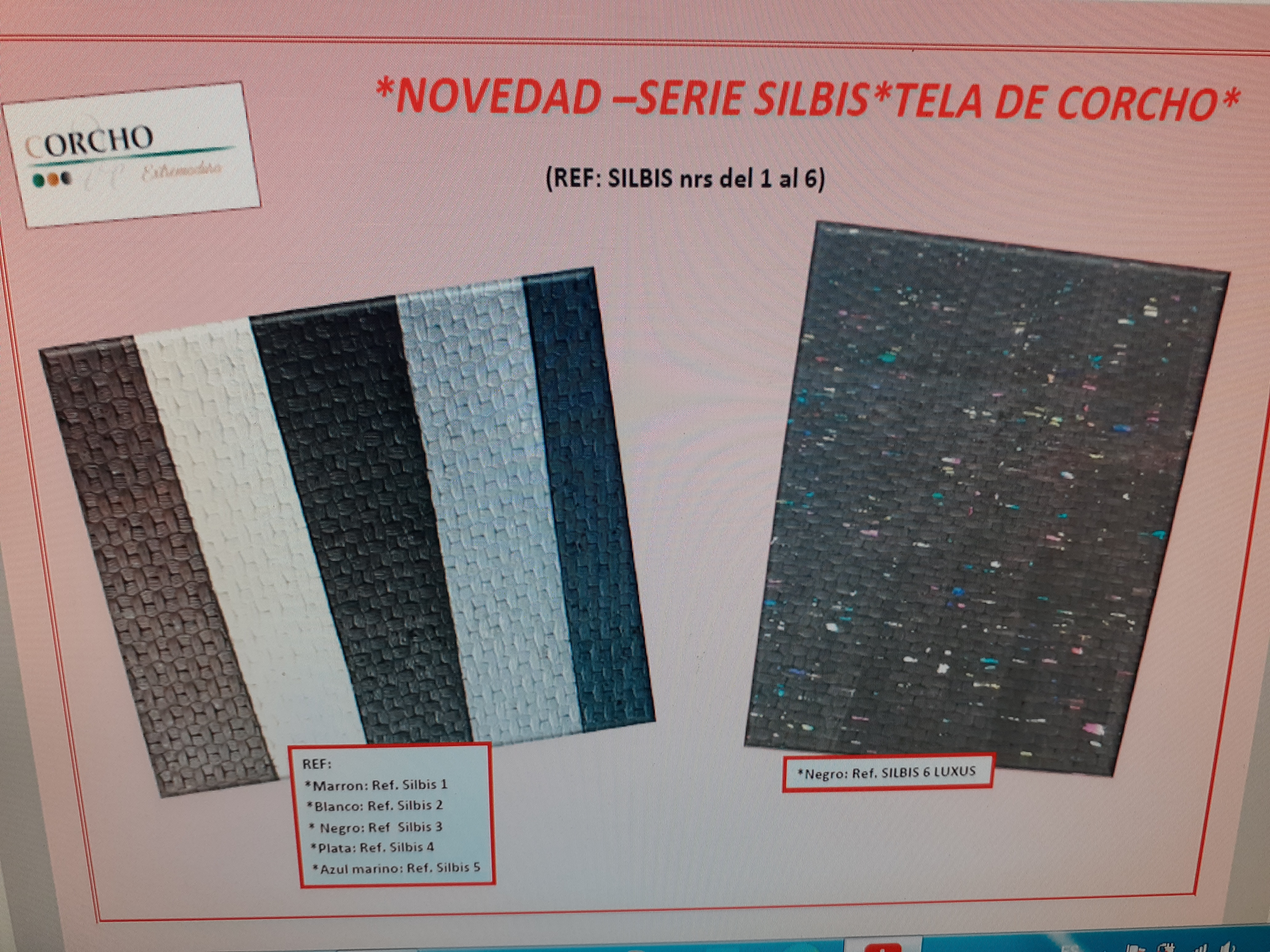 Reportaje sobre telas de corcho