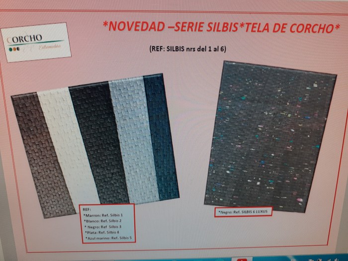 Reportaje sobre telas de corcho